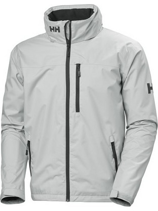 Helly Hansen Crew Αθλητικό Ανδρικό Μπουφάν Χειμωνιάτικο Softshell Αδιάβροχο Αντιανεμικό Γκρι 34443-853