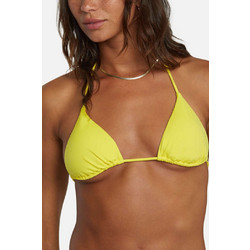 RVCA Bikini Top Τριγωνάκι Κίτρινο AVJX300397