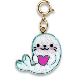 Charm it! Gold Glitter Seal - Γουράκι Σε Σχήμα Φώκιας - CT02-26