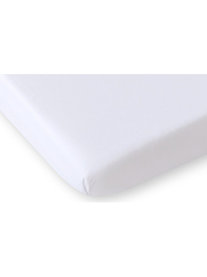 Sheet made of jersey - white
