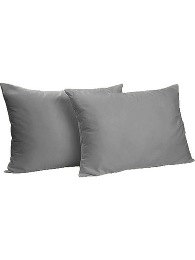 Μαξιλαροθήκες 2τμχ. Γκρι 52x72cm TnS 39-958-0391
