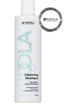 Indola 1 Cleansing Σαμπουάν για Όγκο & Επανόρθωση 300ml