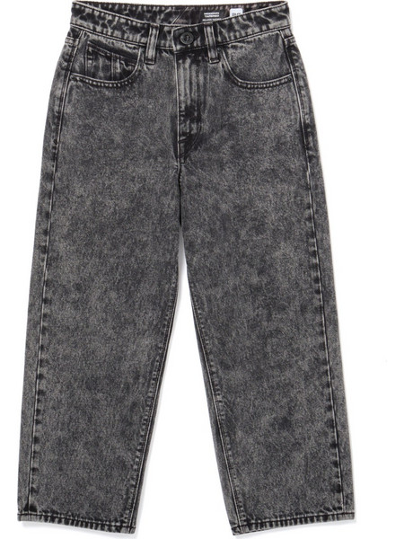 VOLCOM BOYS MODOWN TAPERED JEAN LIGHT ACID BLACK