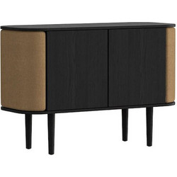 Μπουφές Treasures Horizons S 5106C709-01 109x43x75cm Black Oak-Sugar Umage Ατσάλι,Ξύλο