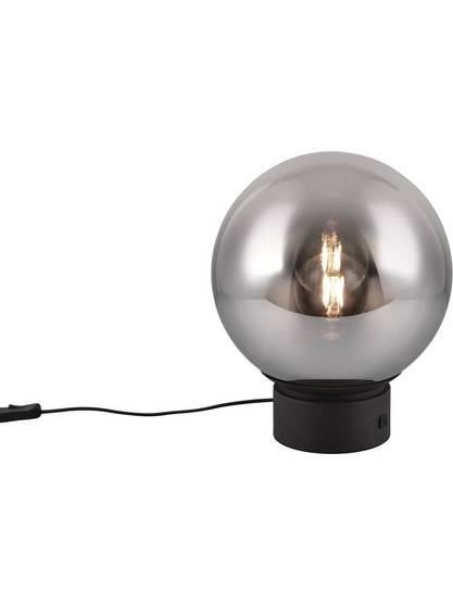 Φωτιστικό Επιτραπέζιο Cinque CIPALLONE 517600132 Μαύρο Ματ (Black Mat)