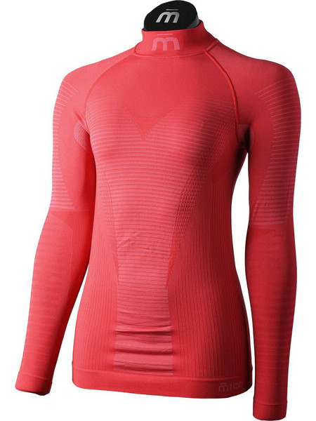MICO 1856 Warm Control Skintech - Γυναικείο ισοθερμικό long sleeves - Fragola Pink
