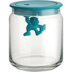 Alessi Gianni Δοχείο Αποθήκευσης Γυάλινο Μπλε 700 ml