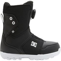 DC YOUTH SCOUT BOA K SNOWBOARD BOOTS BLACK/BLACK/WHITE