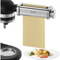 VEVOR Εξάρτημα Ζυμαρικών για KitchenAid, Ρολό Ζύμης από Ανοξείδωτο Ατσάλι, 8 Ρυθμίσεις Πάχους YDLMGL1JT00046BE1V0