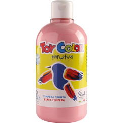 TOY COLOR ΤΕΜΠΕΡΑ SUPERWASHABLE 500ml PRIMARY ΡΟΖ