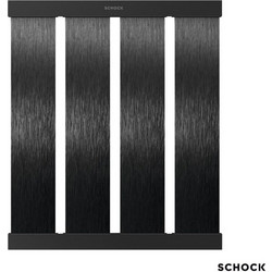 Σχάρα αποστράγγισης Inox Schock 629726-411 Gun Metal 33,6x39,2x1,2cm 110-629726-411