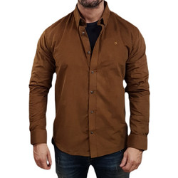 Rebase Ανδρικό Πουκάμισο Κοτλέ Μακρυμάνικο Slim Fit Rusted 242-RGS-5005