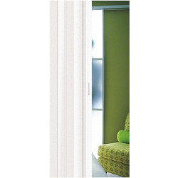 Inox Kiss Πόρτα Εσωτερική Φυσαρμόνικα PVC Λευκή 91x220cm DO200
