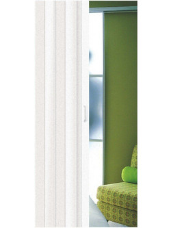 Inox Kiss Πόρτα Εσωτερική Φυσαρμόνικα PVC Λευκή 91x220cm DO200