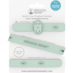 Matchstick Monkey Κλιπ Πολλαπλών Χρήσεων με Αντιβακτηριακή Προστασία BioCote Mint Green