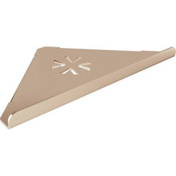 Σπογγοθήκη Γωνιακή Πρόσοψης 2 cm Verdi Strantza (28.3x21.7x4.2Υ cm) Light Gold Brushed 7231042