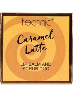 Technic Duo Caramel Latte & Scrub Lip Balm Pot 2.8gr
