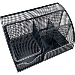 METRON ΣΕΤ ΓΡΑΦΕΙΟΥ ΜΕΤΑΛΛΙΚΟ 7 ΘΕΣΕΩΝ 22x14x12.5cm ΜΑΥΡΟ