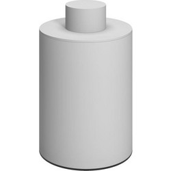 Θήκη Για Βαμβάκι 94-033 Matt White Pam Co (O8 x H15 cm) 1Τεμ