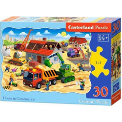 Παιδικό Puzzle Castorland House In Construction 30 Κομμάτια