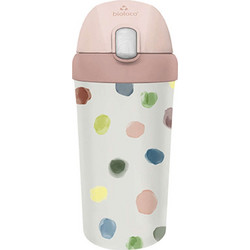 Chic Mic Bioloco Plant Little Artist Παιδικό Μπουκάλι Πλαστικό BPA Free Ροζ 400ml