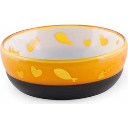 AFP Μπολ Γάτας Love Πορτοκαλί 11x8.5x4cm/300ml