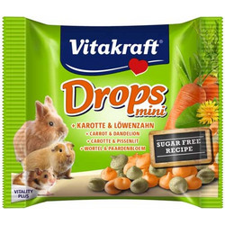 Vitakraft Drops Mini with Carrot & Dandelion 40gr