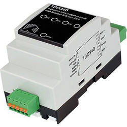 Teracom TDO340 MODBUS RTU relay output module, 4-Channel with SPST relay contacts