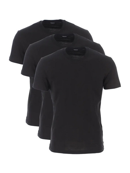 DSQUARED2 Ανδρικό Μπλουζάκι Back Neck Logo - Τριπλό Πακέτο, Χρώμα Μαύρο
