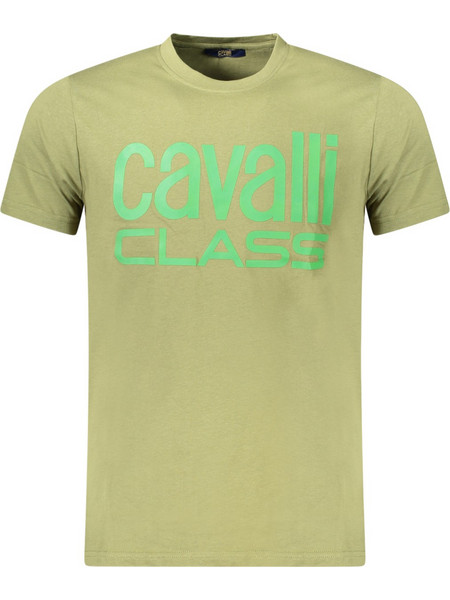T-Shirt Cavalli QXT62QJD060_VE04050 Πράσινο