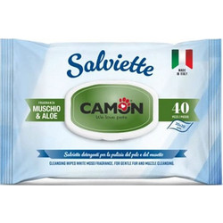 CAMON SALVIETTE ALOE VERA ΜΑΝΤΗΛΑΚΙΑ ΚΑΘΑΡΙΣΜΟΥ 40ΤΜΧ