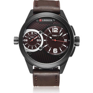 Curren Ανδρικό Ρολόι με Καφέ Δερμάτινο Λουράκι 8249 Brown Curren Ανδρικό Ρολόι με Καφέ Δερμάτινο Λουράκι 8249 Brown
