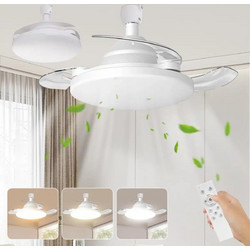 Rixme RZ.FAN-120W Ανεμιστήρας Οροφής 20cm 120W με Φως & Τηλεχειριστήριο