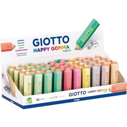 GIOTTO ΓΟΜΑ HAPPY PASTEL ΔΙΑΦΟΡΑ ΧΡΩΜΑΤΑ 000234000