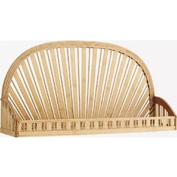 Ράφι τοίχου Madam Stoltz Bamboo 71x17,5x36,5 cm