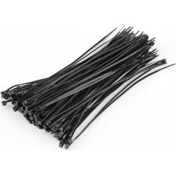 Δεματικά Καλωδίων Σετ 100τμχ Μαύρο PVC 0,25x12cm 125120 GeHOCK 125120