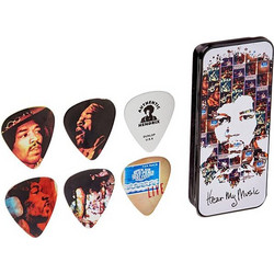 DUNLOP JHPT07M Jimi Hendrix Hear My Music Tin Πέννες (12 τεμάχια )
