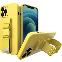 Hurtel Rope Case Θήκη iPhone 13 Pro Max Yellow