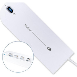 REV NoLook Socket Strip 4-fold with switch