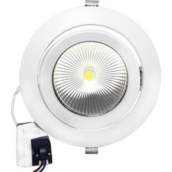 LED COB χωνευτό κινητό φωτιστικό οροφής 30W 60 3000K (LINO3030N)