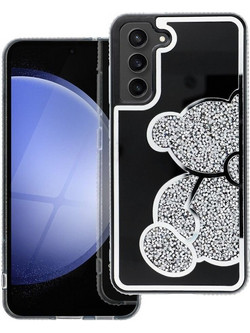 Θήκη με Σχέδιο Teddy Bear για Samsung Galaxy A36 5G Silver