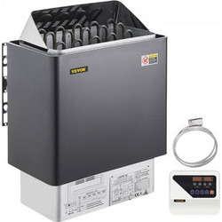 VEVOR 9KW Ηλεκτρική Ξηρά Σόμπα Σάουνας με/Εξωτερικό Ελεγκτή Ανοξείδωτο για Δωμάτιο 9-13m3