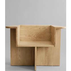 Καρέκλα Lounge Brutus - Φυσικό Ξύλο Δρυός H65 x W92 x L63 cm 101 COPENHAGEN