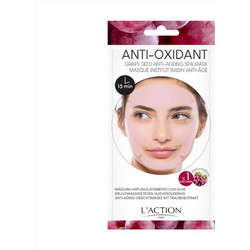 L'Action Grape Seed Anti-aging Spa Κρεμώδης Μάσκα Προσώπου για Αντιγήρανση 1τμχ