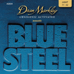 Dean Markley Blue Steel DM2034 Σετ 6 Χορδές Ακουστικής Κιθάρας Nickel Plated Steel 11-52" Light Tension