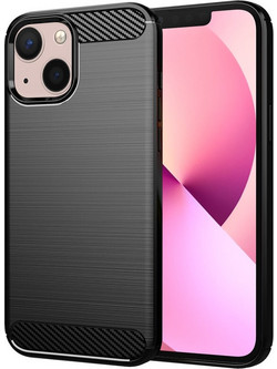 Techsuit - Carbon Silicone - iPhone 13 mini - Black