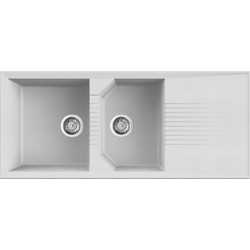 Elleci Tekno 500 Ένθετος Νεροχύτης Γρανίτη Bianco Titano 116x50cm