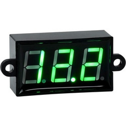 Όργανο Μέτρησης Τάσης Βολτόμετρο με Οθόνη LED Display DC 3.5 έως 30V Πράσινο Μ5.5 x Π1.5 x Υ2.5cm Globostar-79986-Πράσινο 79986