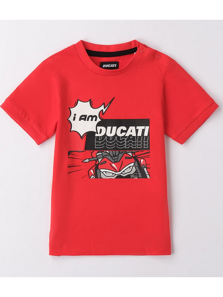 Ducati Μπλούζα Ls T-Shirt GB603-00-2236-327891 Κόκκινο Αγόρι