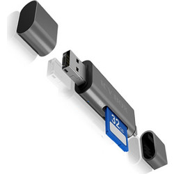 RaidSonic Icy Box IB-CR201-C3 Card Reader USB-C USB-A & micro USB 3.2 Gen 2 για SD / microSD
